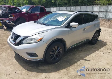 2017 Nissan Murano Sv из США, поврежденный, VIN 5N1AZ2MG9HN191389